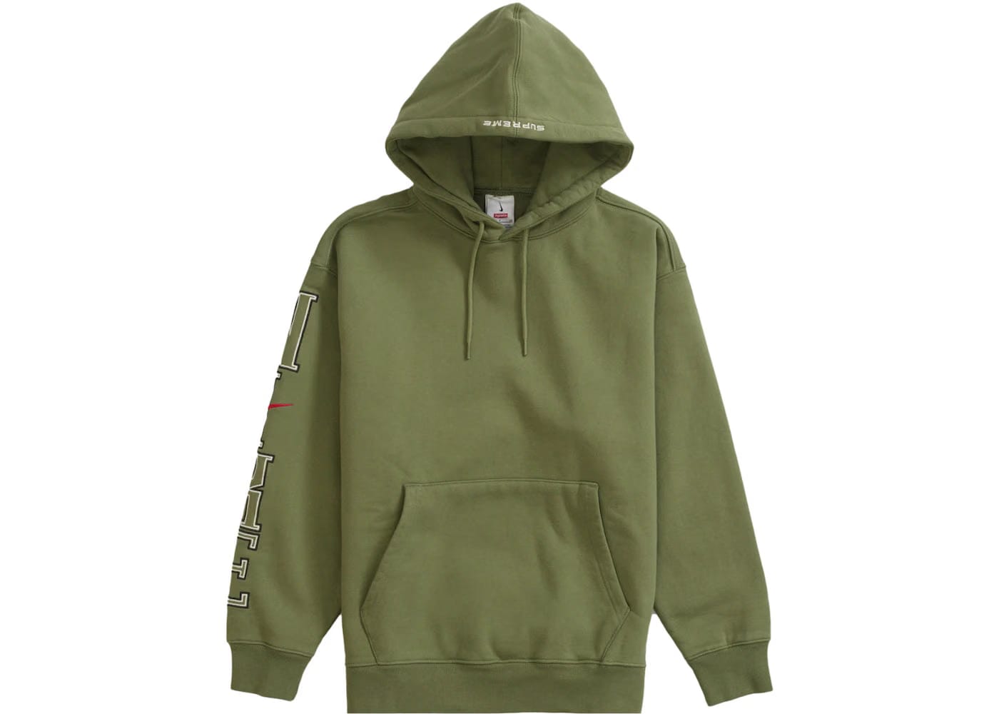 Supreme Nike Hoodie Olive