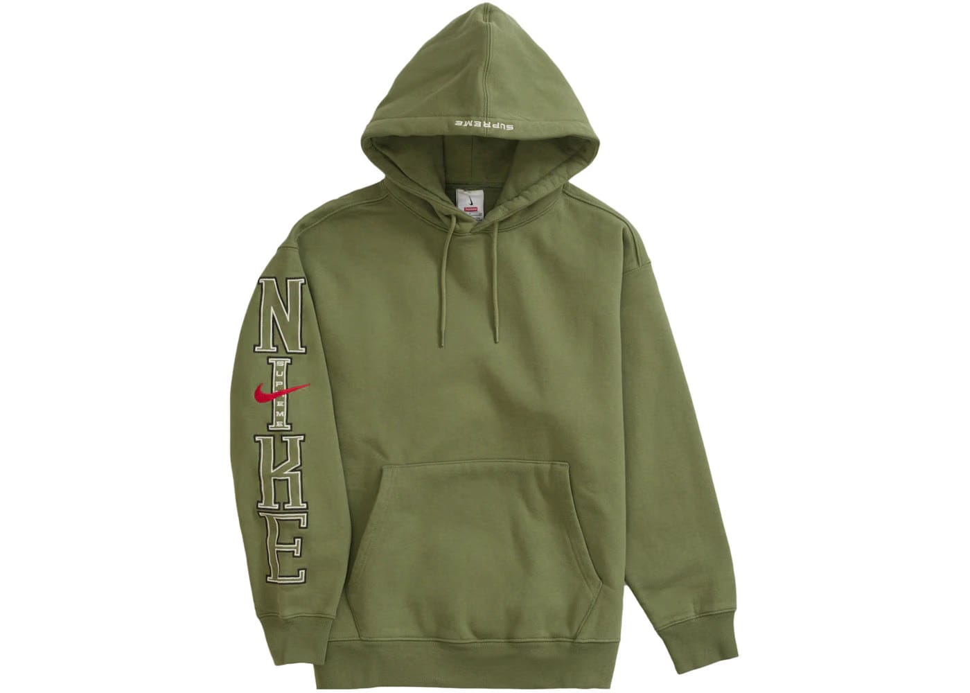 Supreme Nike Hoodie Olive