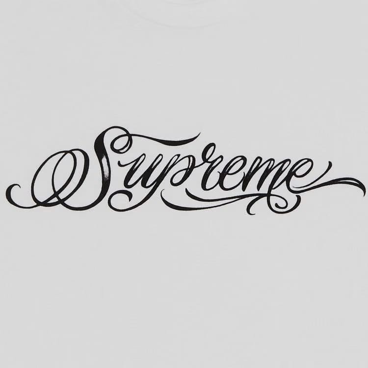 Supreme Script T-Shirt White