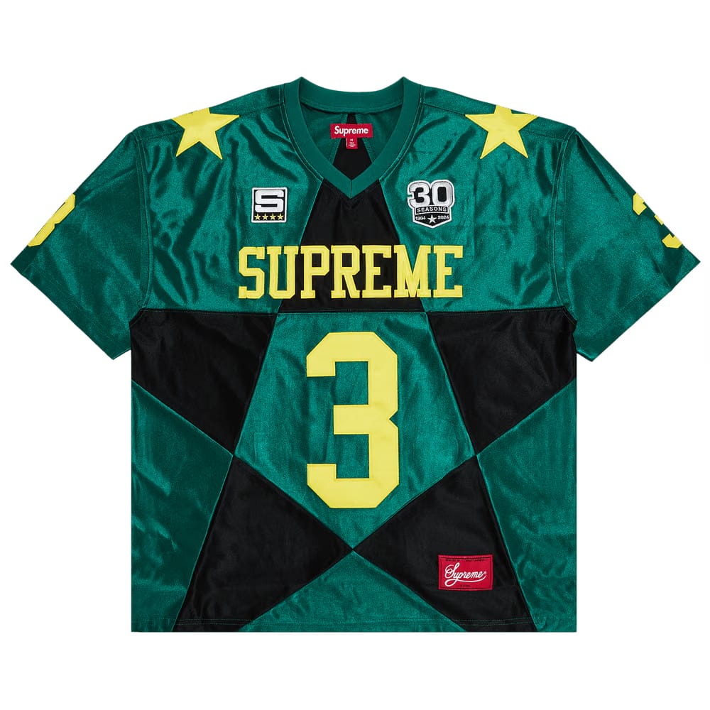 Supreme Star Football Jersey Dark Green