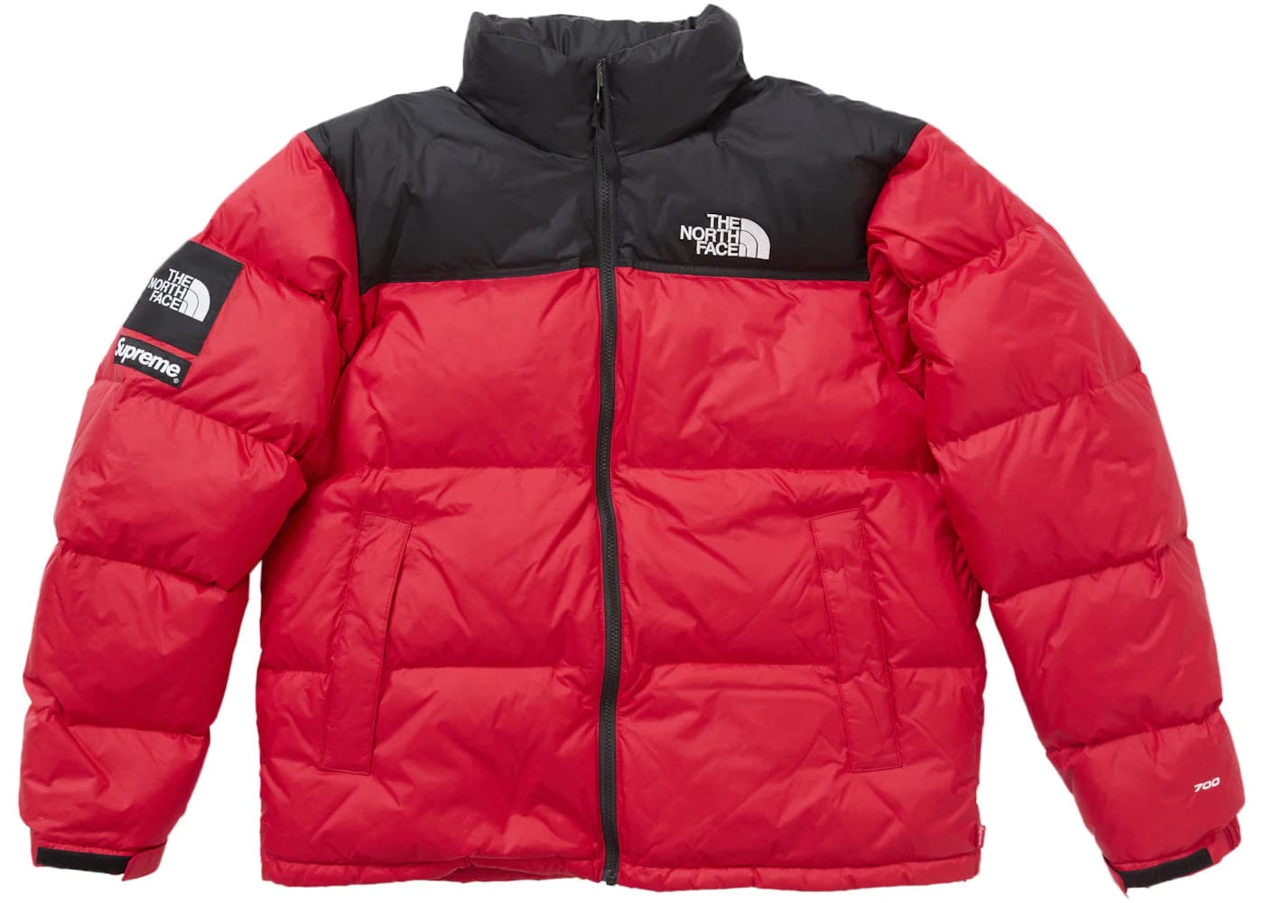 Supreme The North Face Nuptse Jacket Red