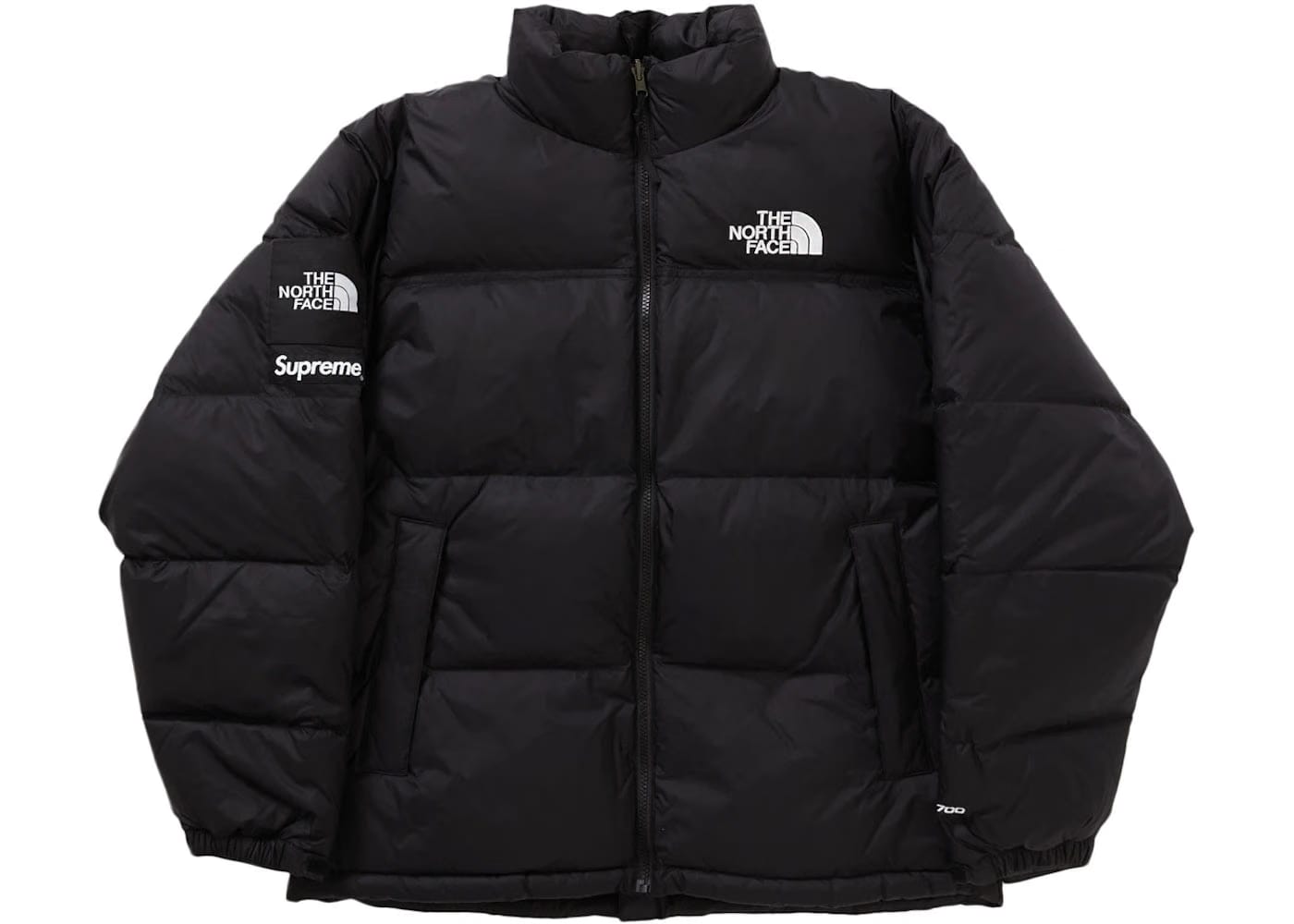 Supreme The North Face Split Nuptse Jacket Black