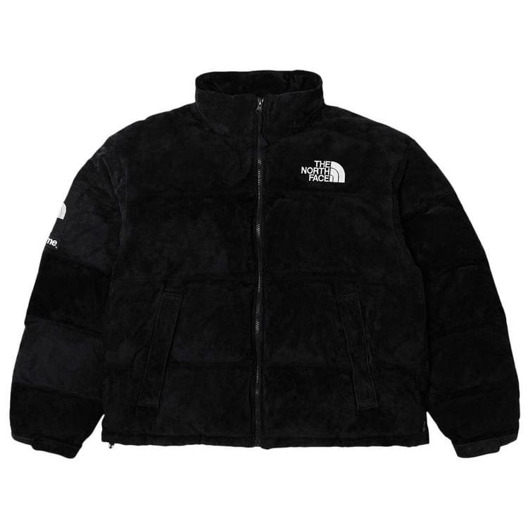 Supreme The North Face Suede Nuptse Jacket Black