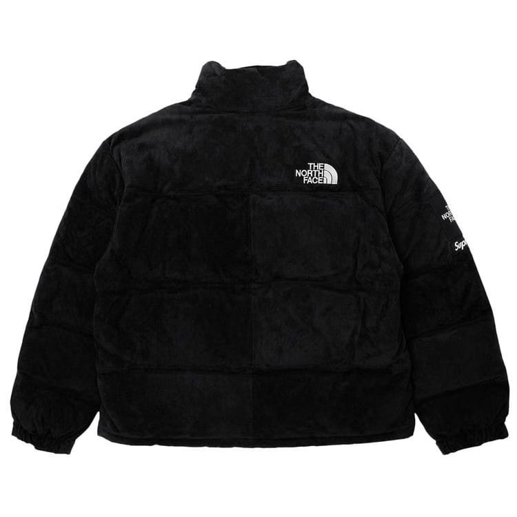 Supreme The North Face Suede Nuptse Jacket Black