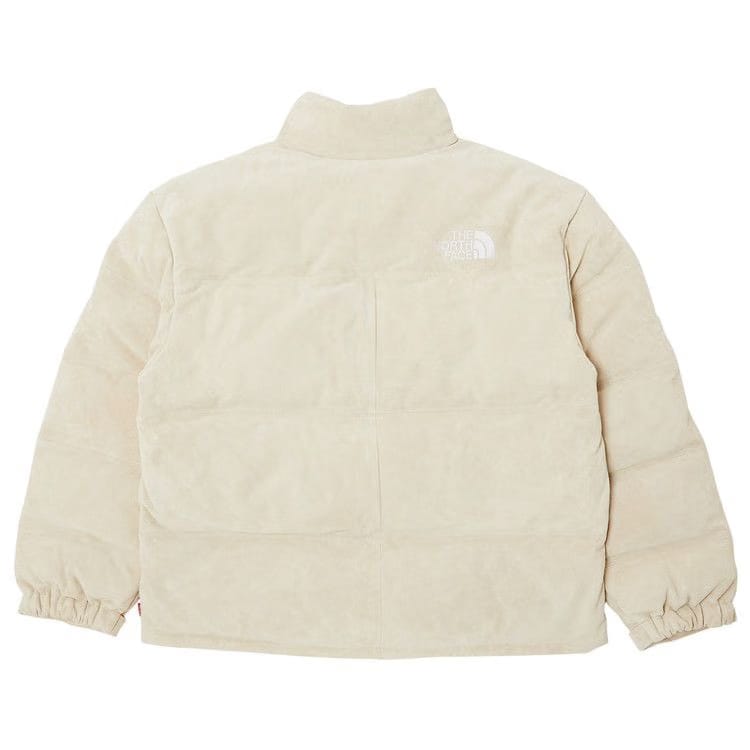 Supreme The North Face Suede Nuptse Jacket Stone