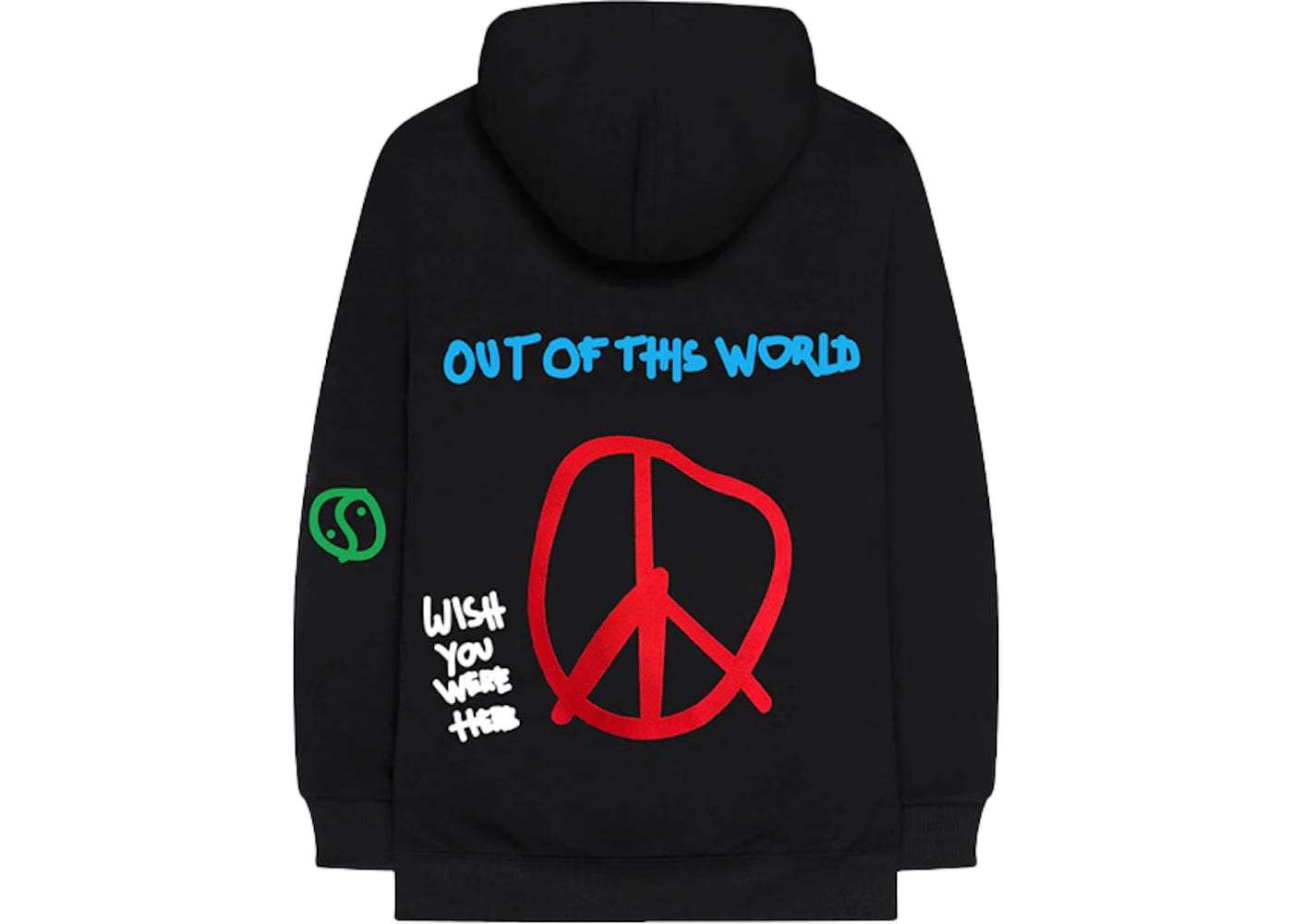 Travis Scott Astroworld World Peace Hoodie Black