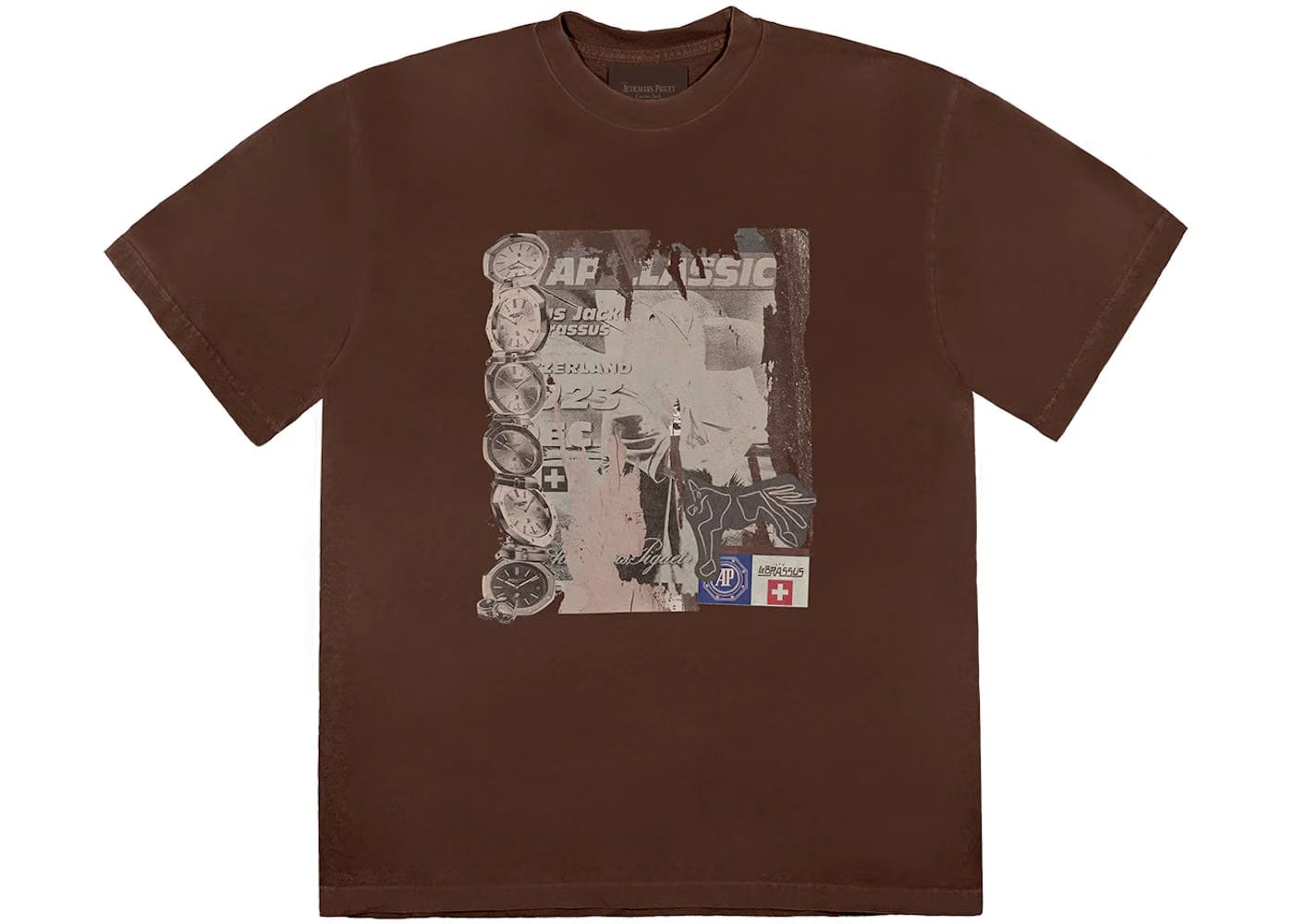 Travis Scott Cj x Audemars Piguet Classic T-Shirt Red