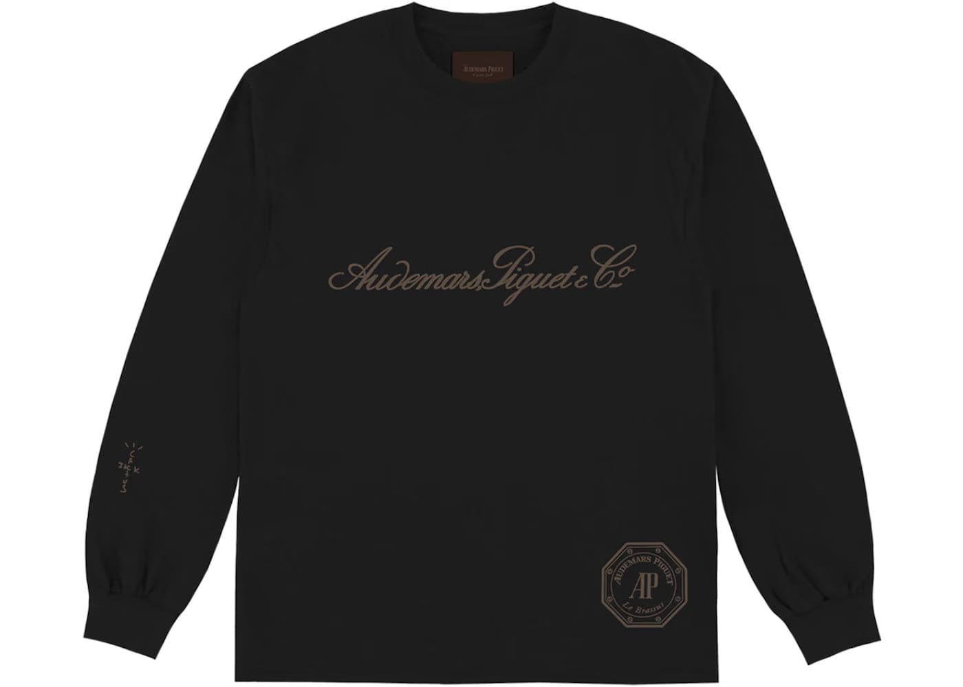 Travis Scott Cj x Audemars Piguet Le Brassus Long Sleeve T-Shirt Black