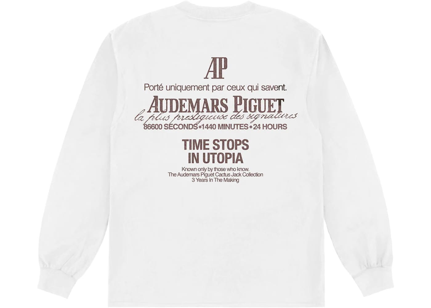 Travis Scott Cj x Audemars Piguet Utopia T-Shirt White