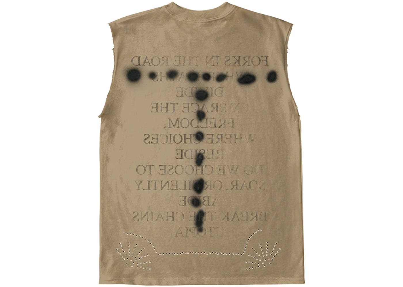 Travis Scott Cactus Jack Sprayed Muscle Tank Multicolor