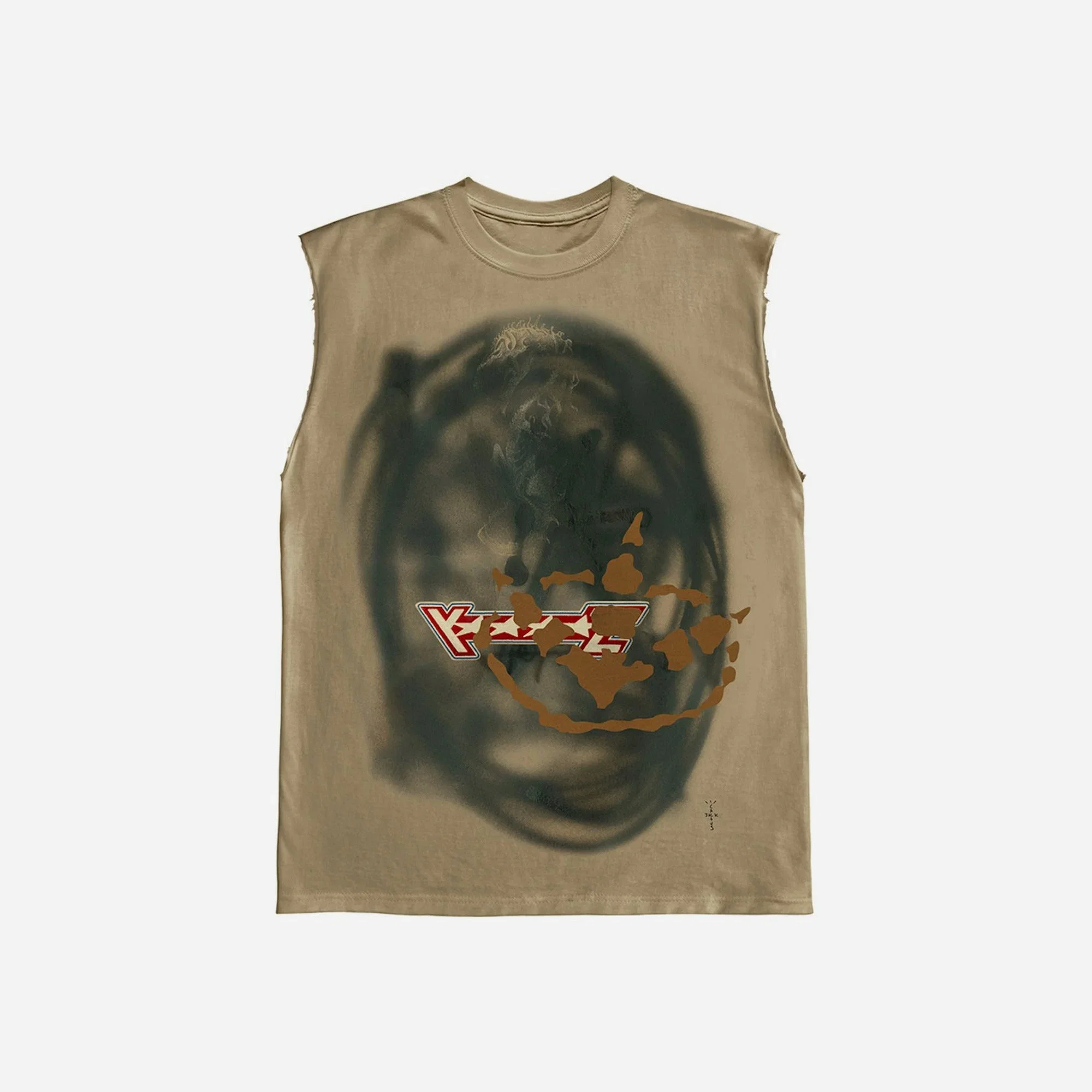 Travis Scott Cactus Jack Sprayed Muscle Tank Multicolor
