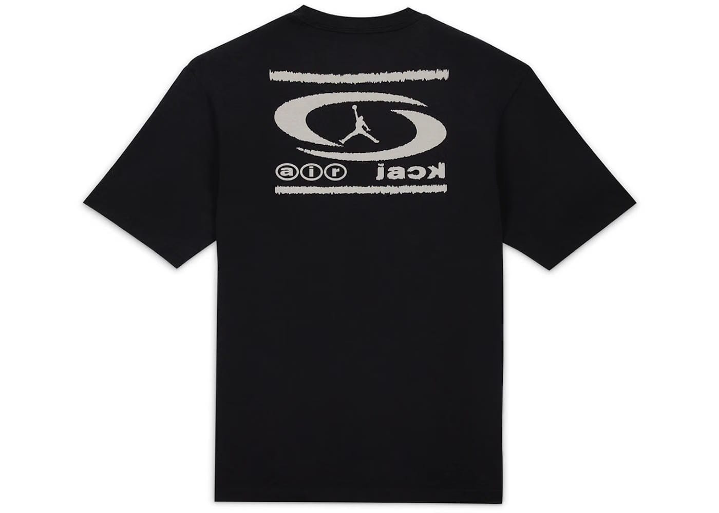 Travis Scott Cactus Jack x Jordan Mj Ts Air T-Shirt Black/Sail