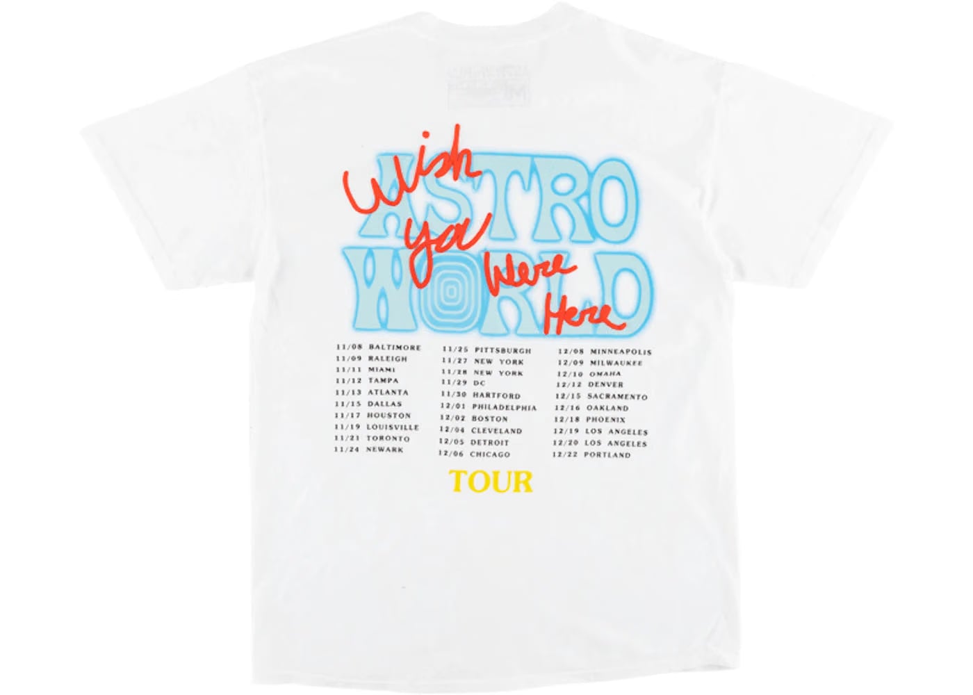 Travis Scott No Bystanders T-Shirt White