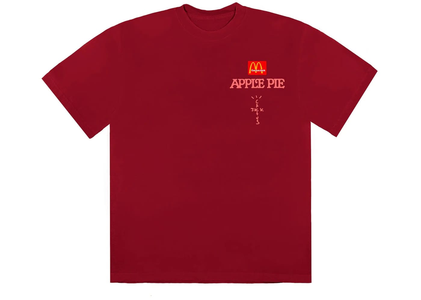 Travis Scott x Mcdonald'S Apple Pie T-Shirt Red