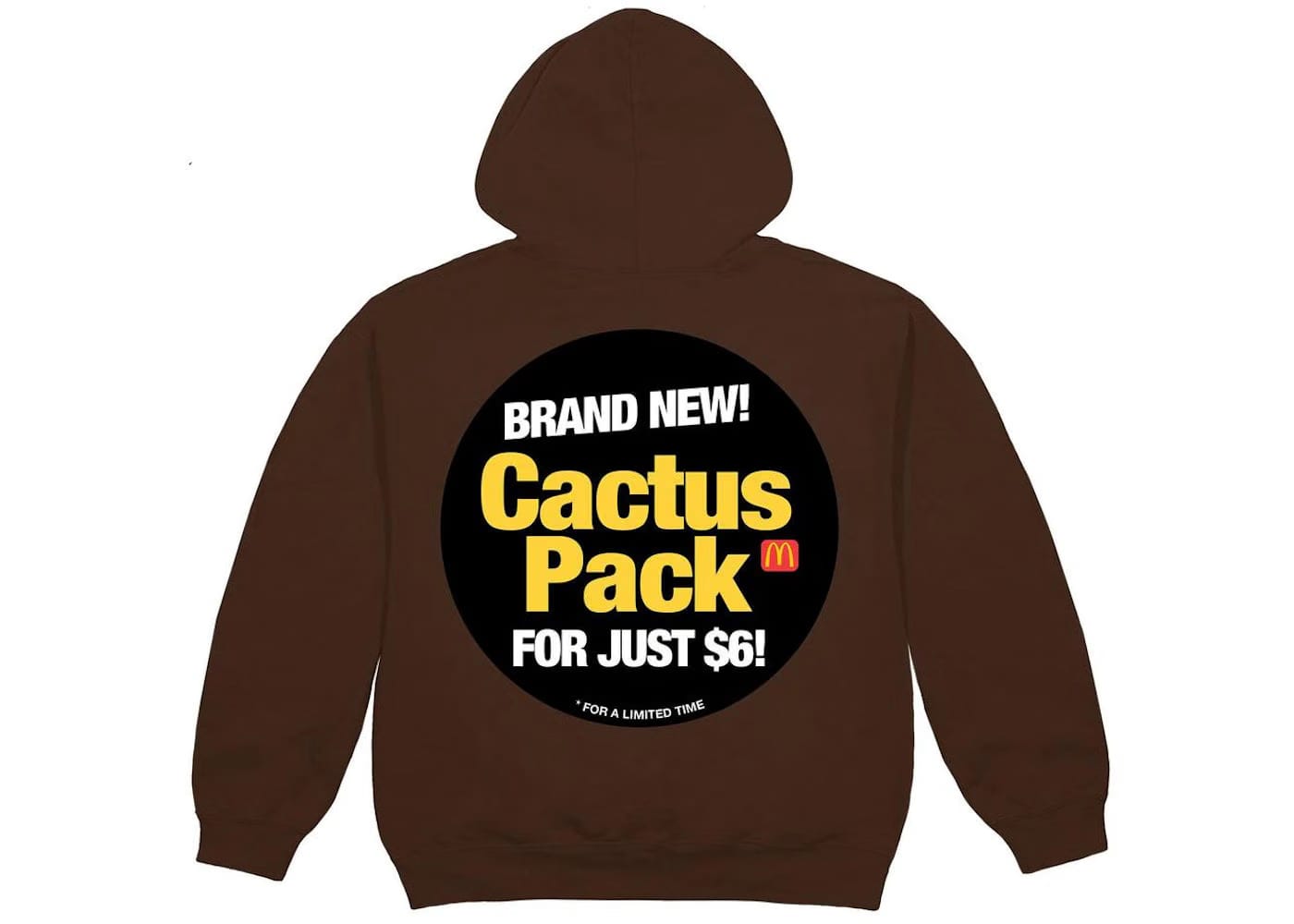 Travis Scott x Mcdonald'S Cactus Pack Sticker Hoodie Brown