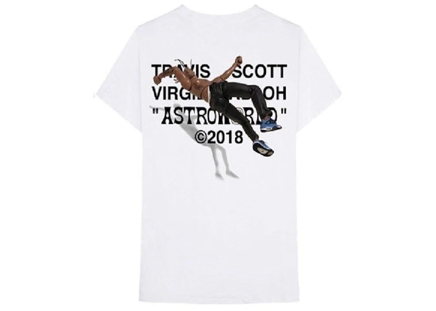 Travis Scott x Virgil Abloh By A Thread T-Shirt (Cactus Jack Version) White