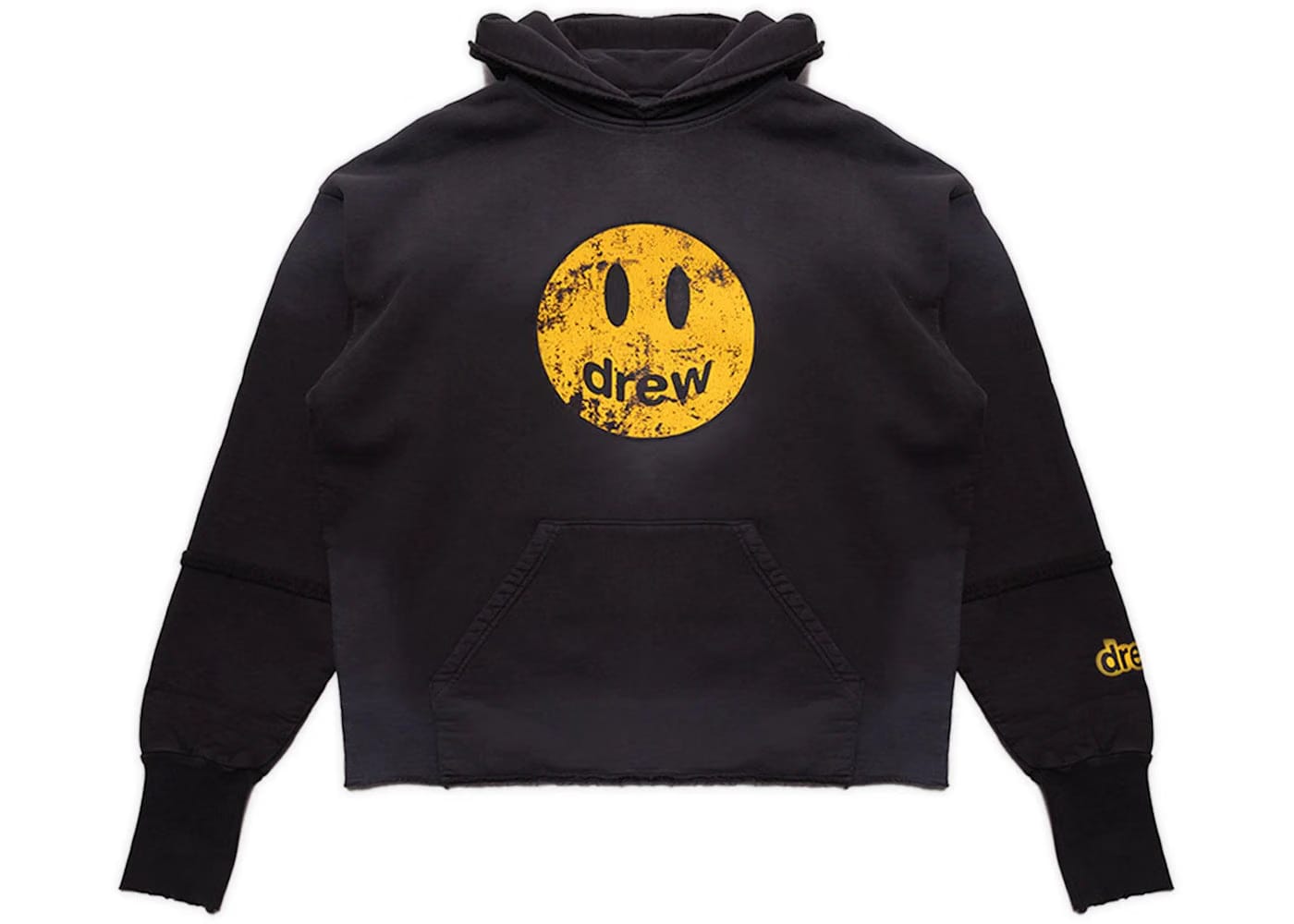 Drew House Deconstructed Mascot Hoodie Faded Black
