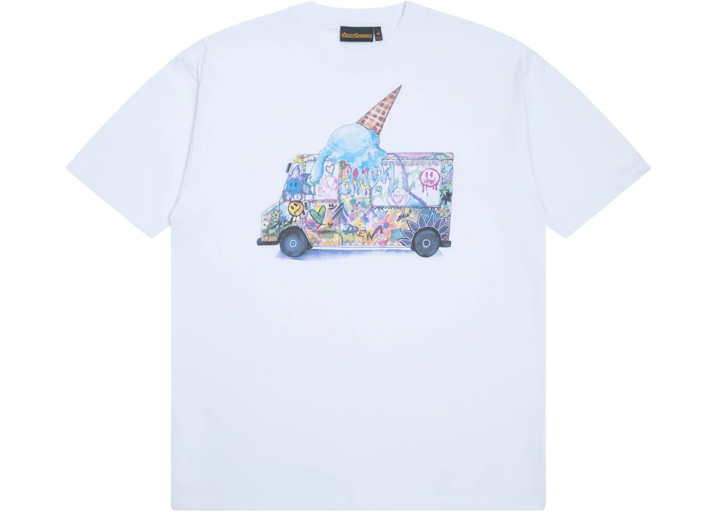 Drew House Ice Cream Truck Ss T-Shirt White