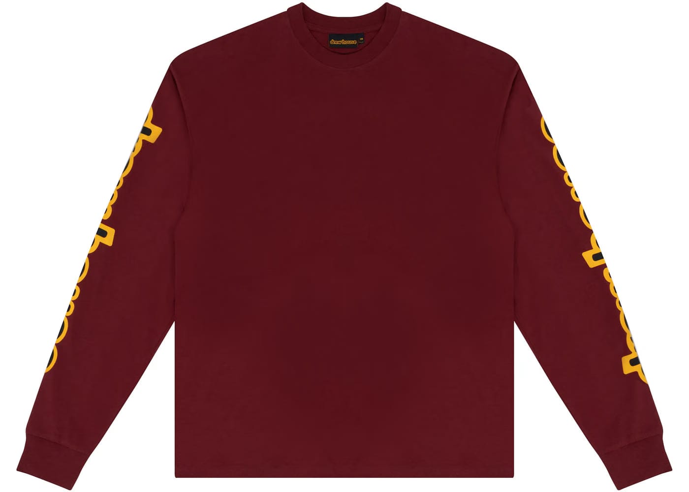 Drew House Ls Hug T-Shirt Burgundy