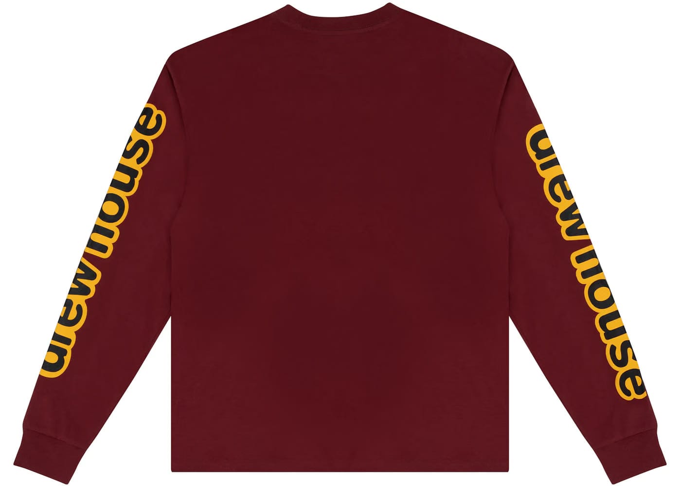 Drew House Ls Hug T-Shirt Burgundy