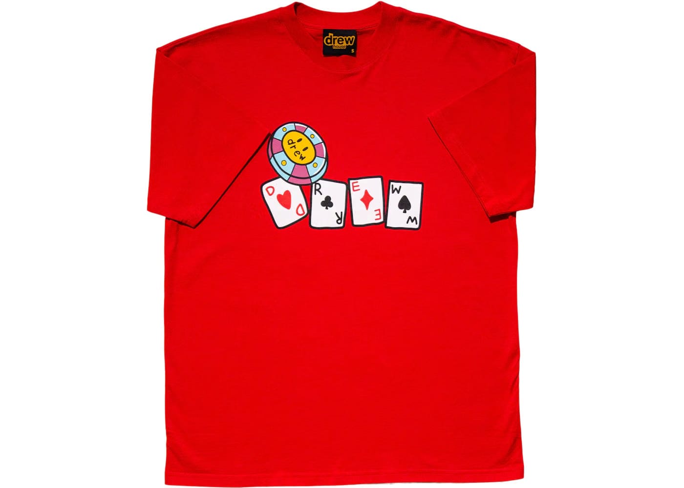 Drew House Lucky You Drew Ss T-Shirt Red
