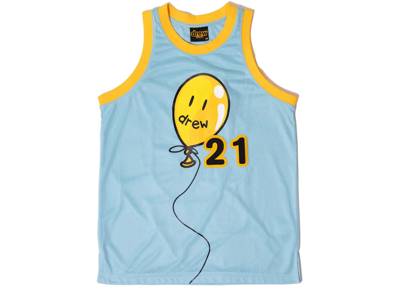 Drew House Mesh Joy Basketball Jersey Sea Blue