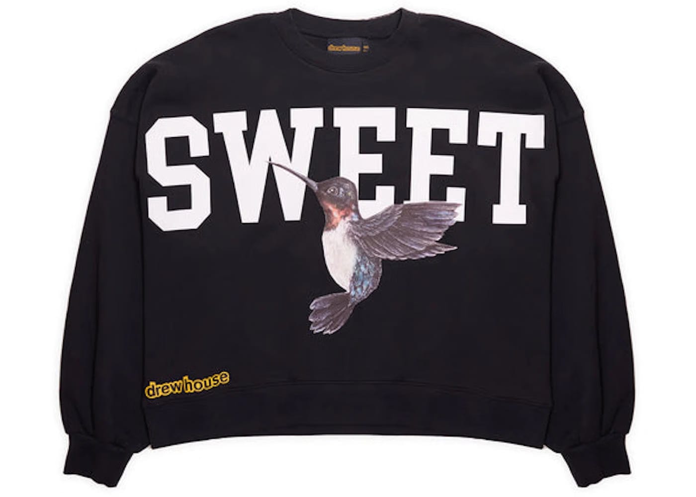Drew House Sweet Boxy Crewneck Black