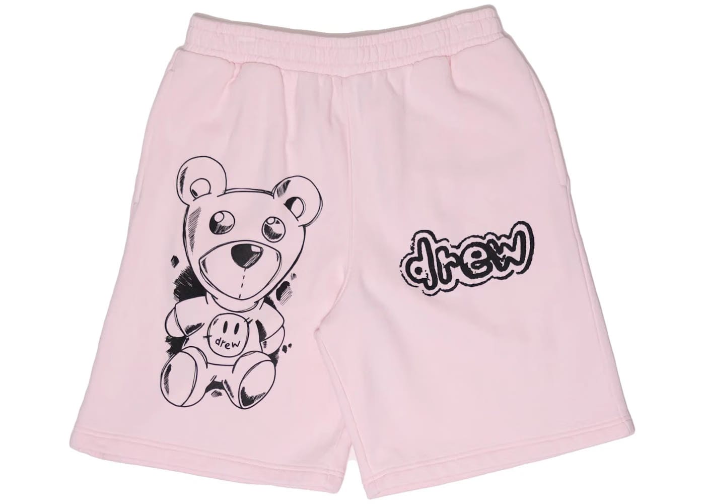 Drew House Theodore Sketch Sweat Shorts Pale Pink