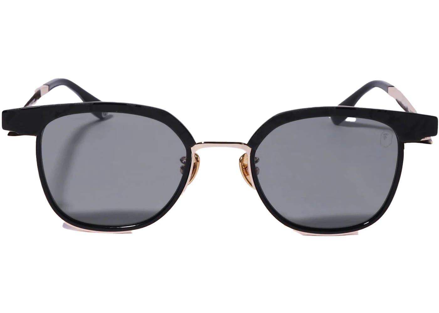 Bape #2 Sunglasses Gold