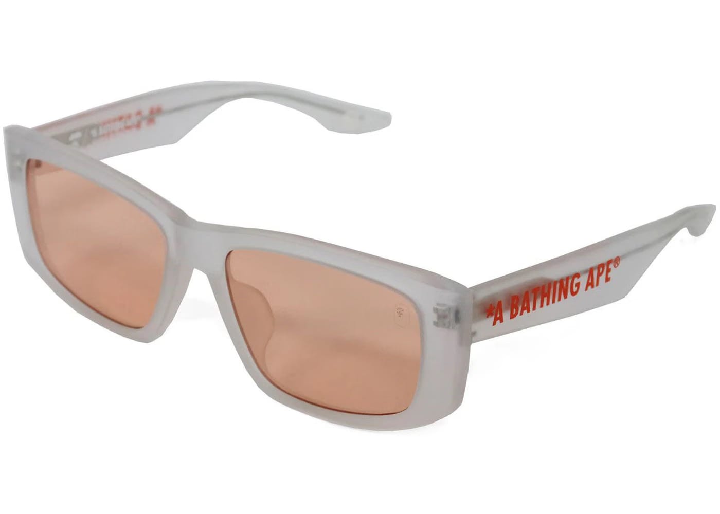 Bape Acetate 6 Sunglasses Fw21 Orange