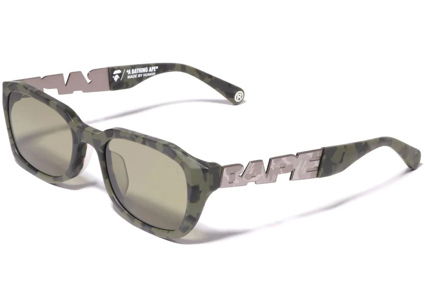 Bape Frame 19 Sunglasses Olivedrab