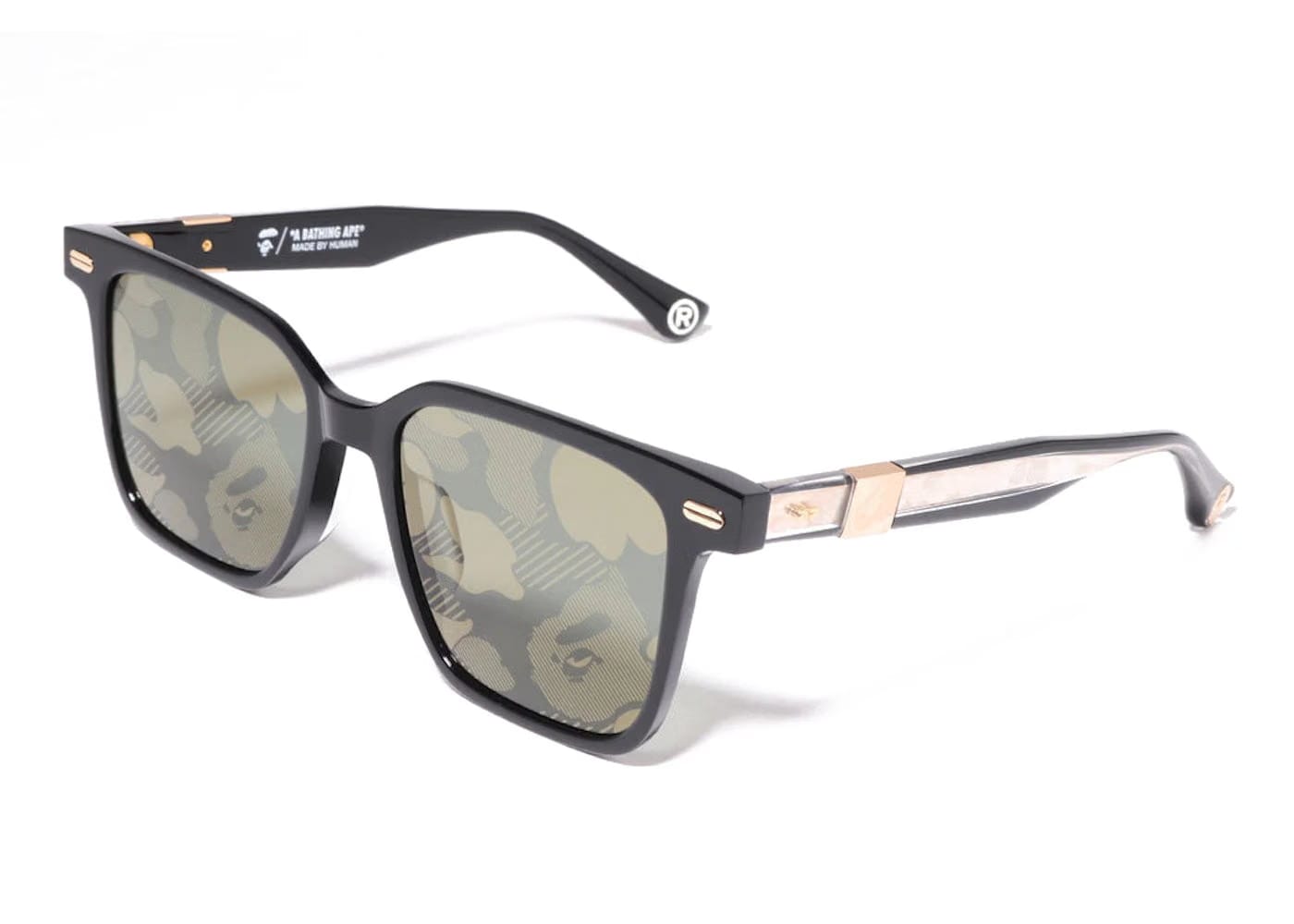 Bape Gold Edition Sunglasses Black