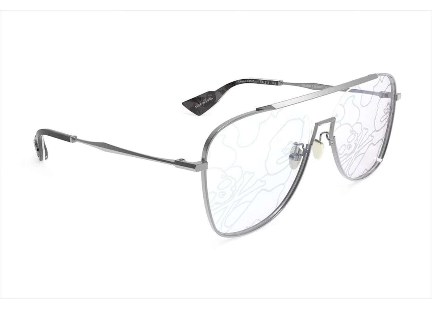 Bape x Mmj 1 Sunglasses Silver