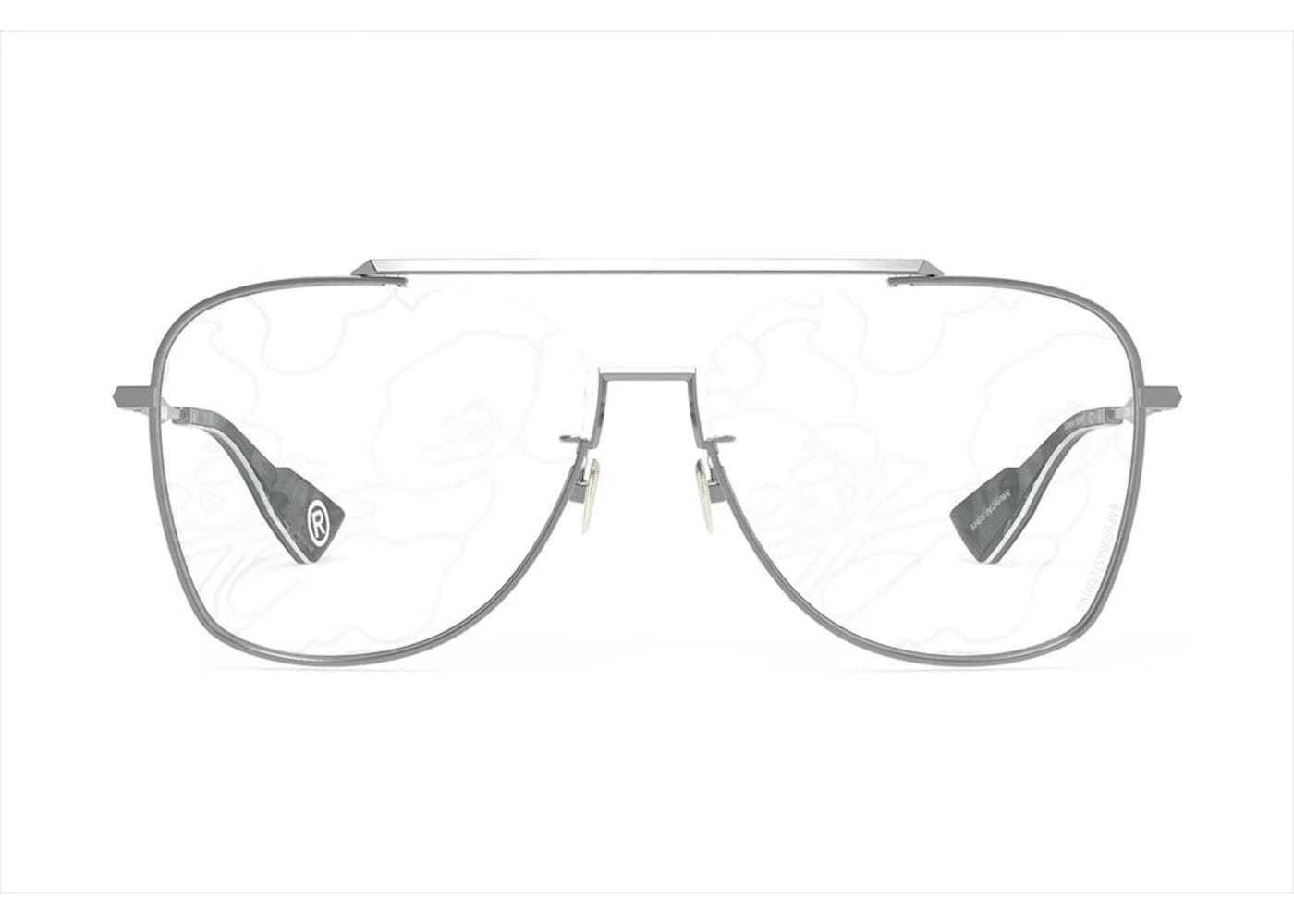 Bape x Mmj 1 Sunglasses Silver