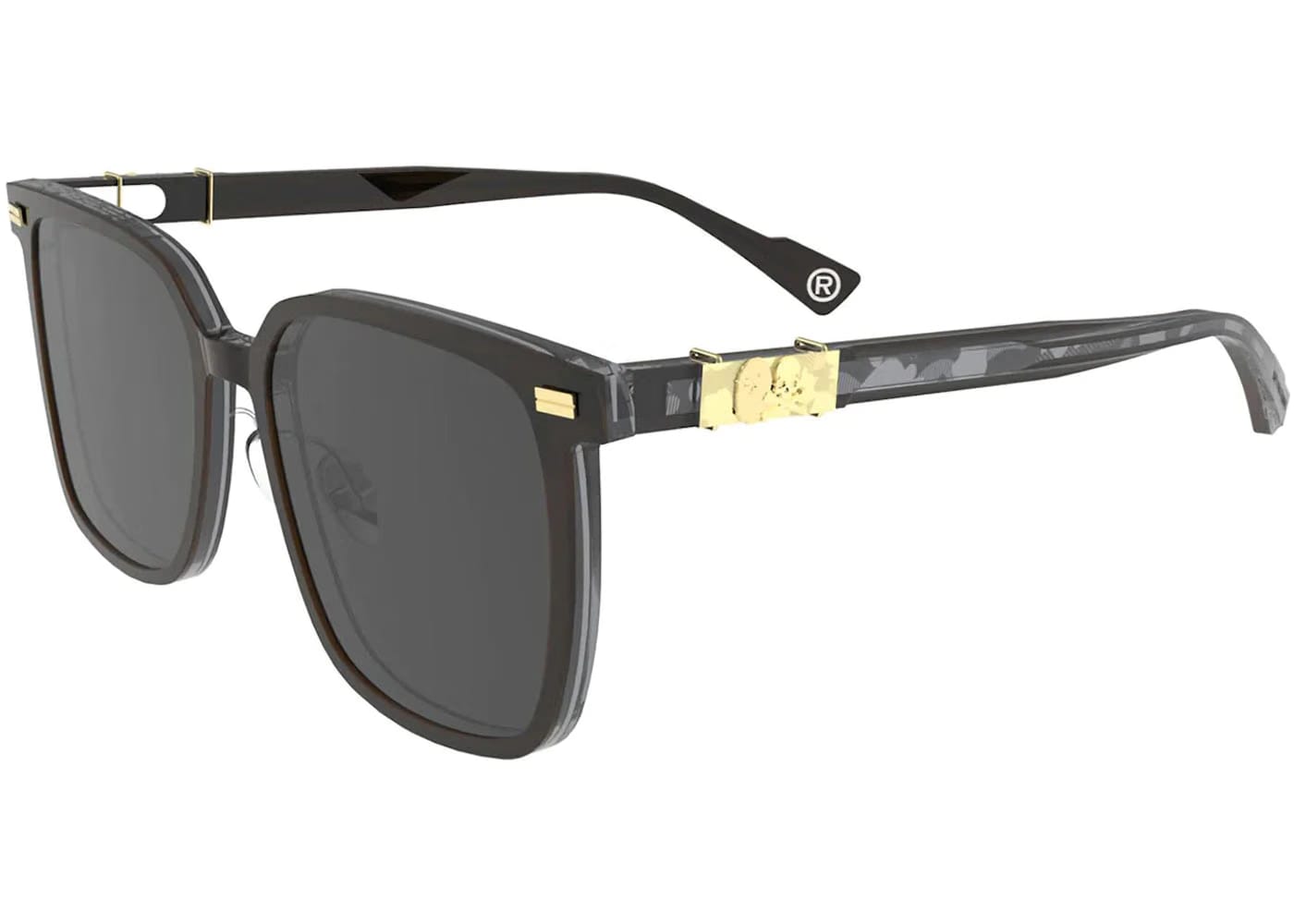 Bape x Mmj Bmj003 Sunglasses Gray/Gold