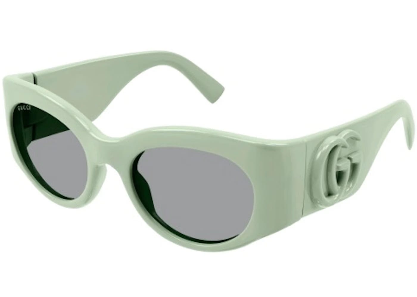 Gucci Oval Sunglasses Green/Grey Gg1544S-003