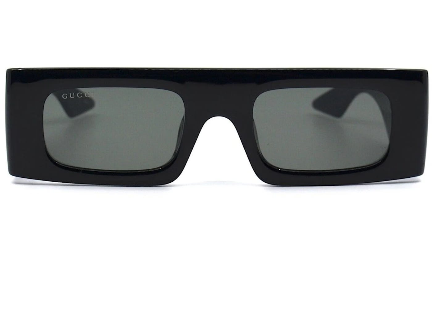 Gucci Rectangle Sunglasses Black/Grey Gg1646S-001
