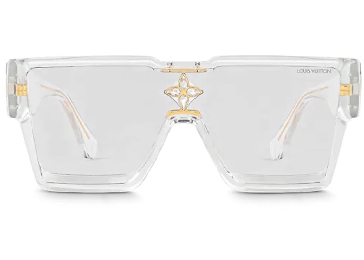 Louis Vuitton Cyclone Sunglasses Transparent