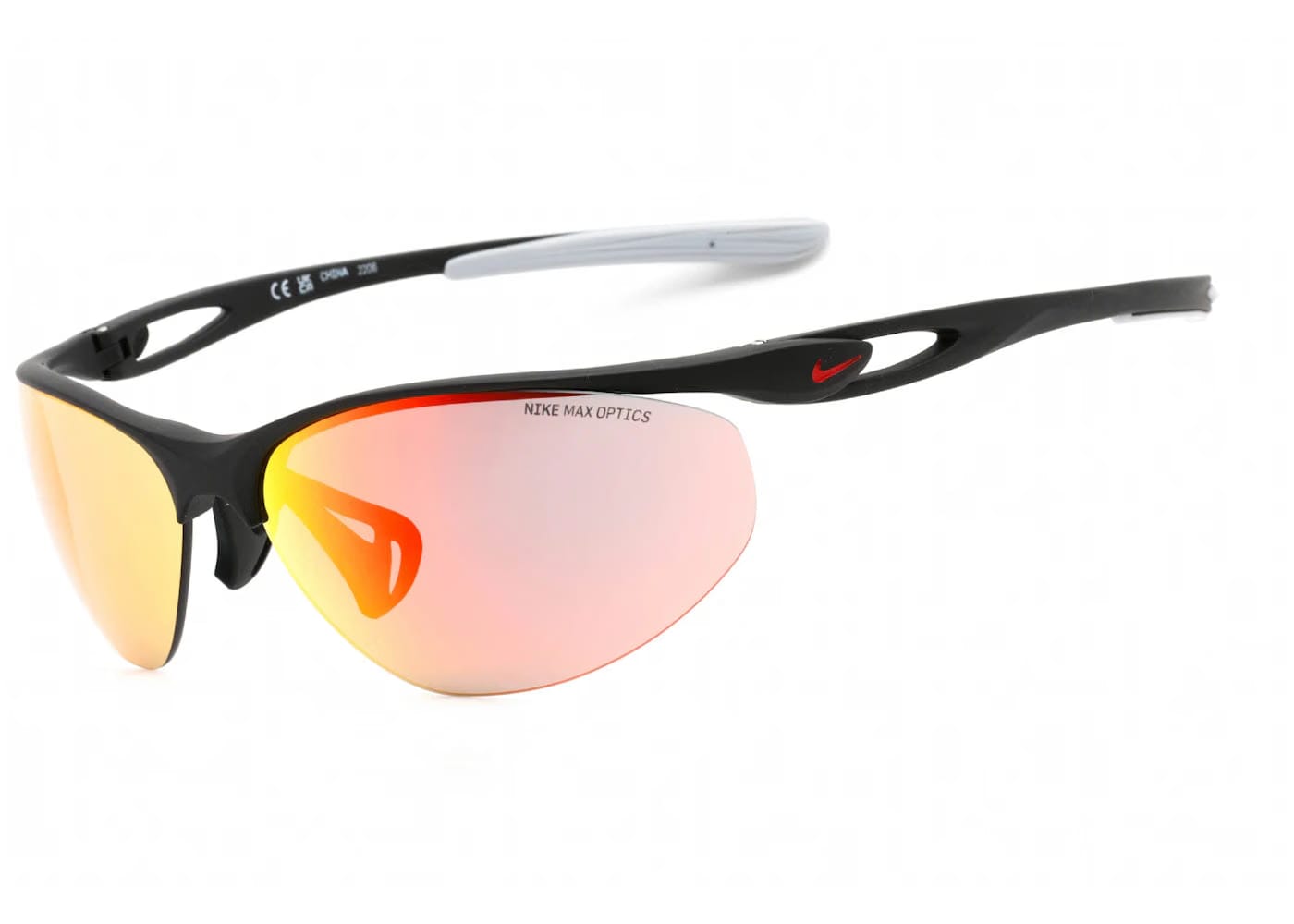 Nike Aerial Sunglasses Black/Red Mirror Dz7354-011