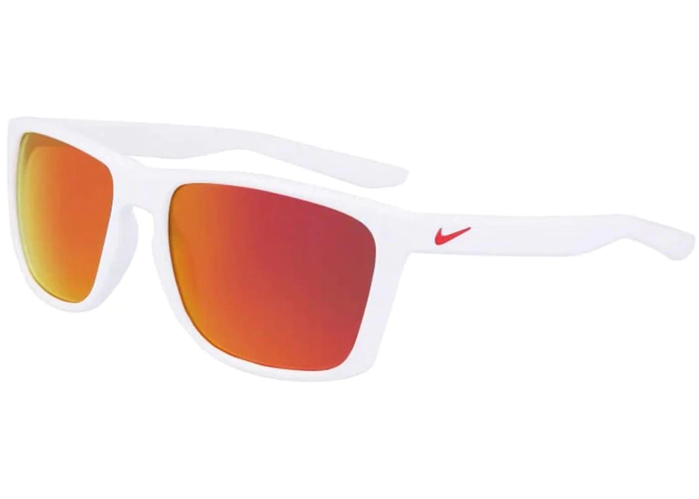 Nike Fortune M Sunglasses White/Grey/Red Mirror