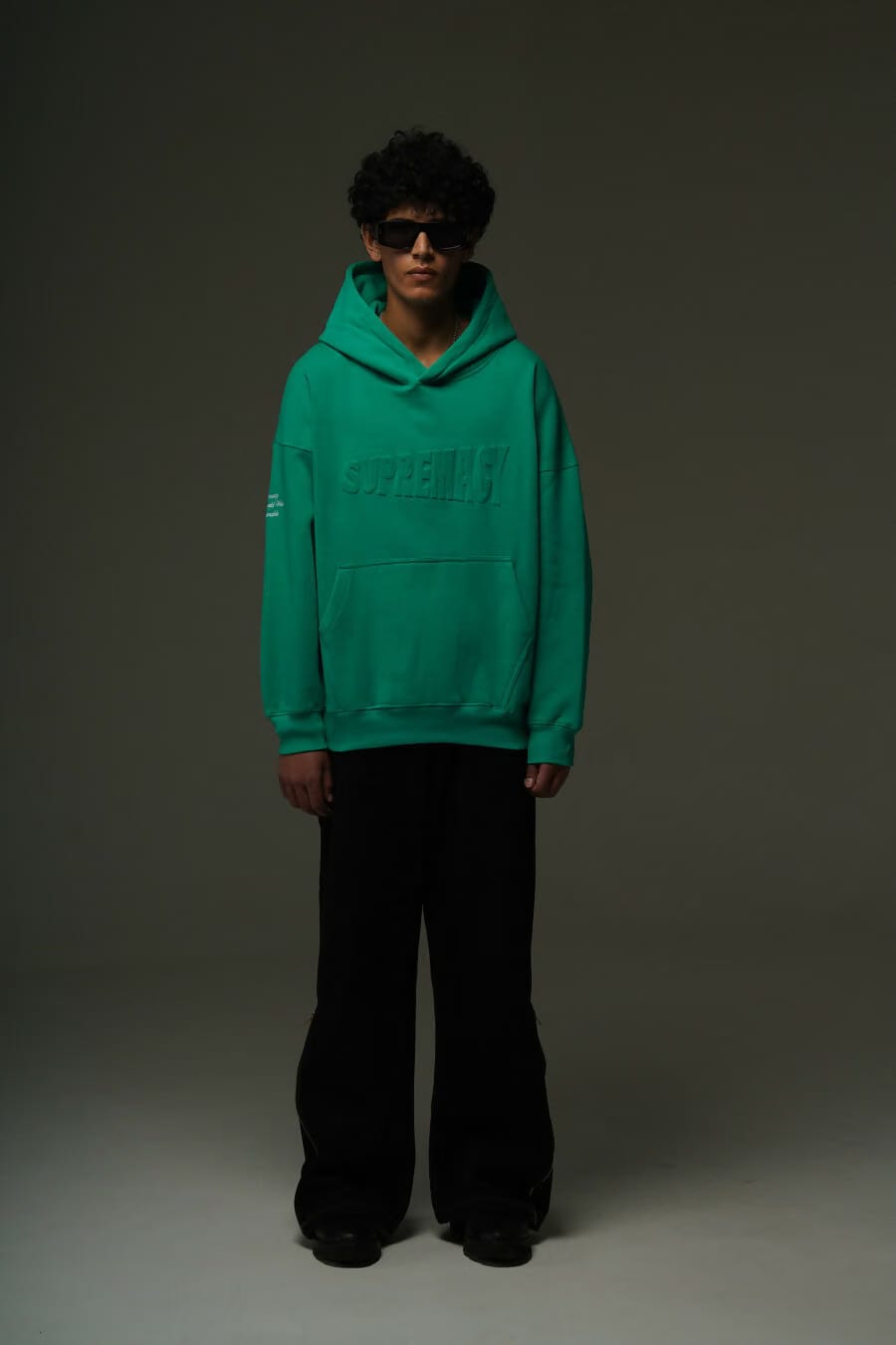 SUPREMACY Hoodie -COBALT GREEN