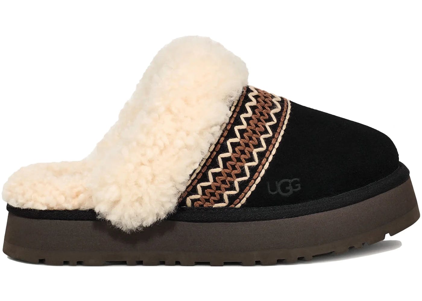Ugg Disquette Atherson Slipper Black Womens