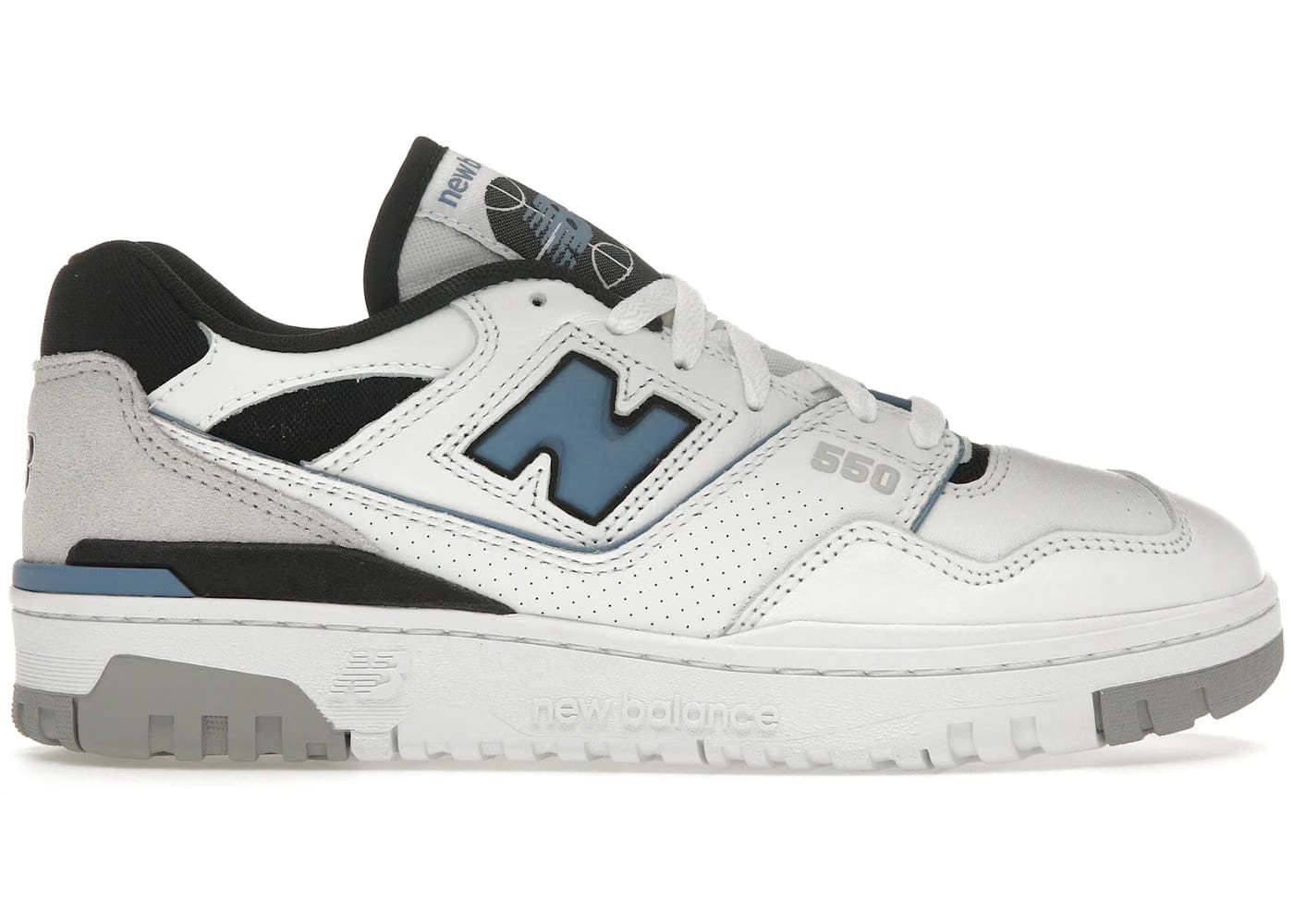 New Balance 550 White Heron Blue Grey Matter