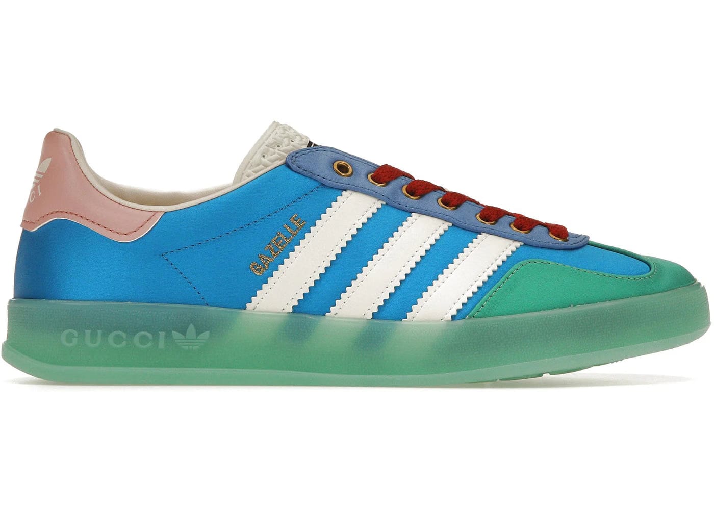 Adidas x Gucci Wmns Gazelle 'Light Blue Silk'