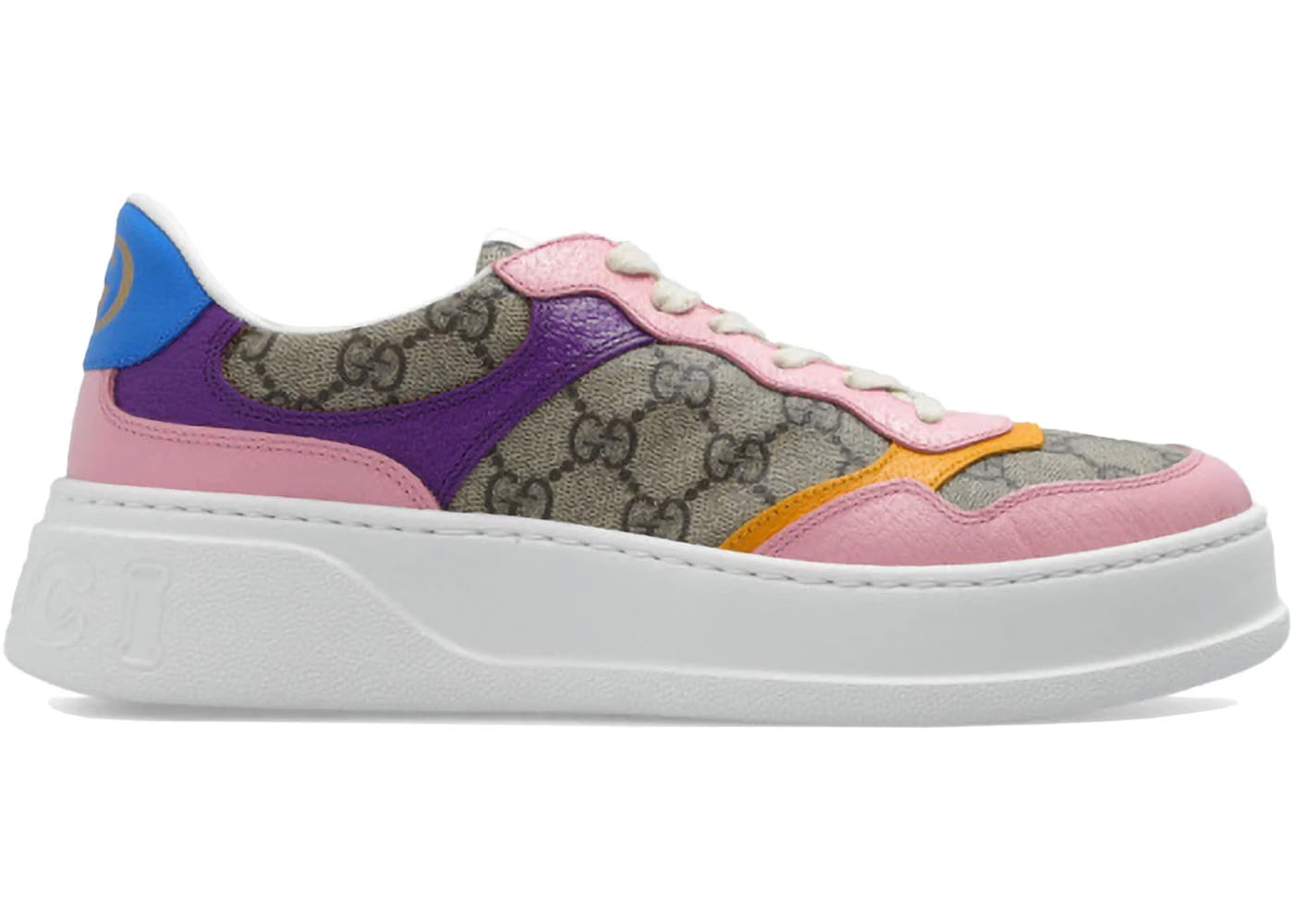 Gucci Gg Sneaker Beige Multi Monogram Womens