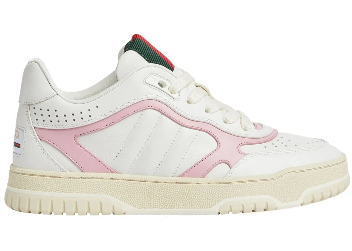 Gucci Re-Web Sneaker White Pink Womens