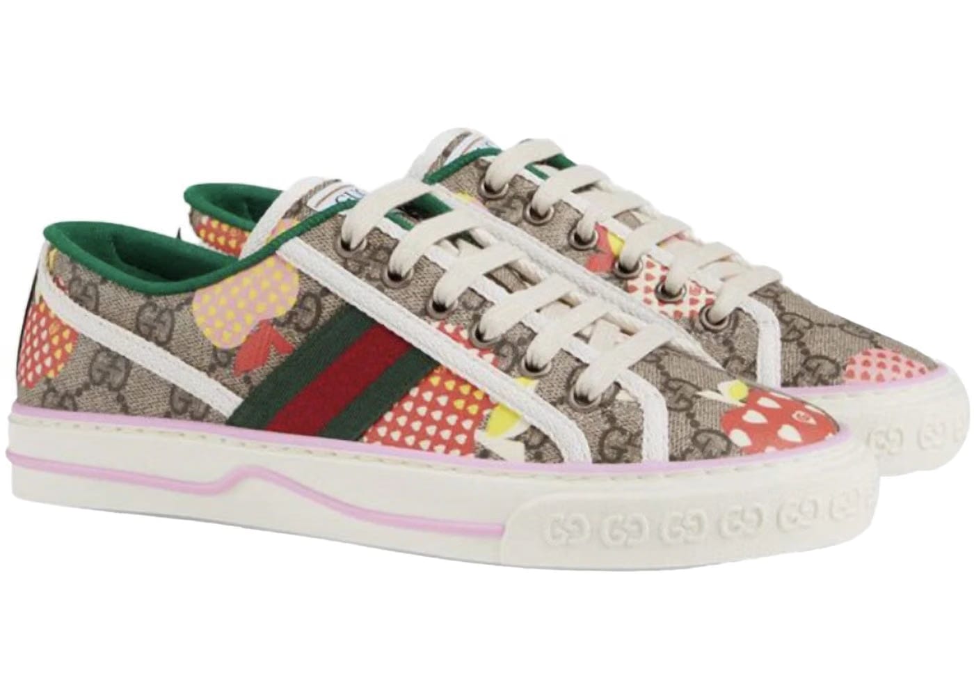 Gucci Tennis 1977 Canvas Ebony Multicolor Womens