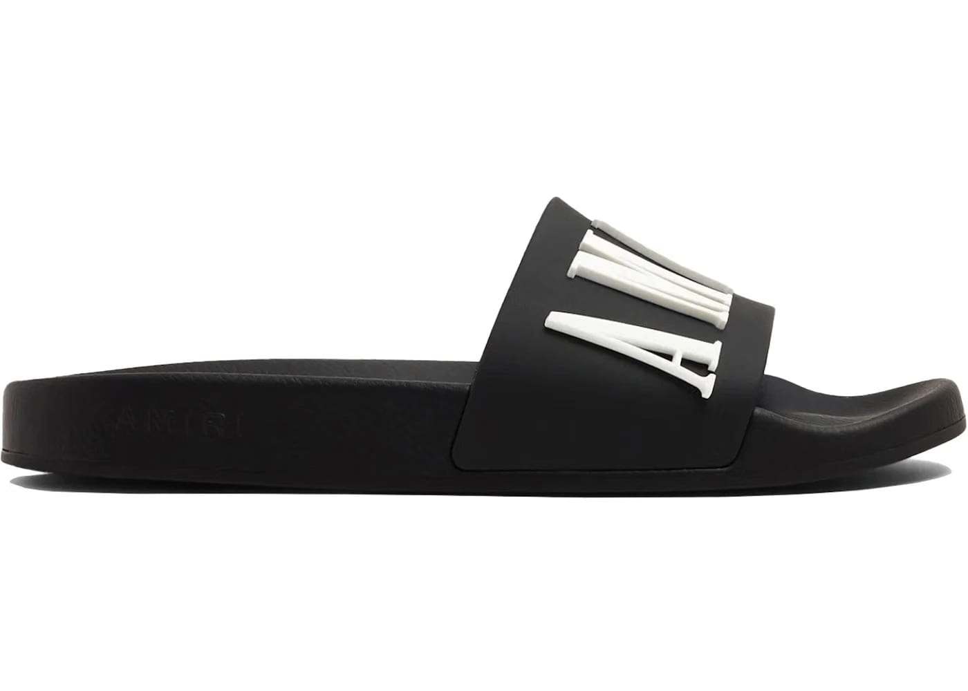Amiri Pool Slide Black White Womens