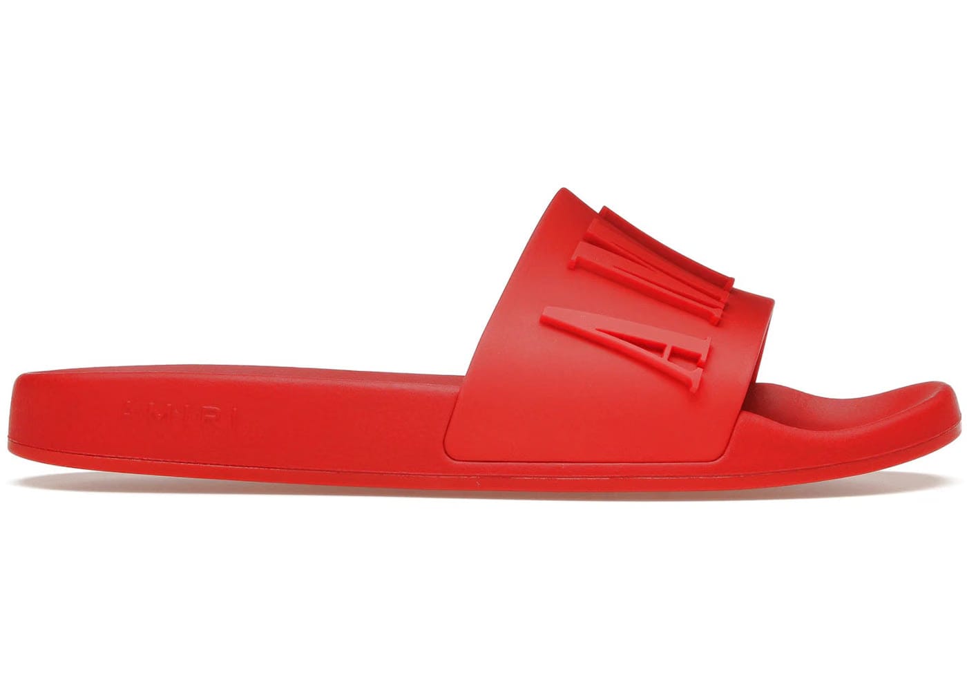 Amiri Pool Slide Debossed Red