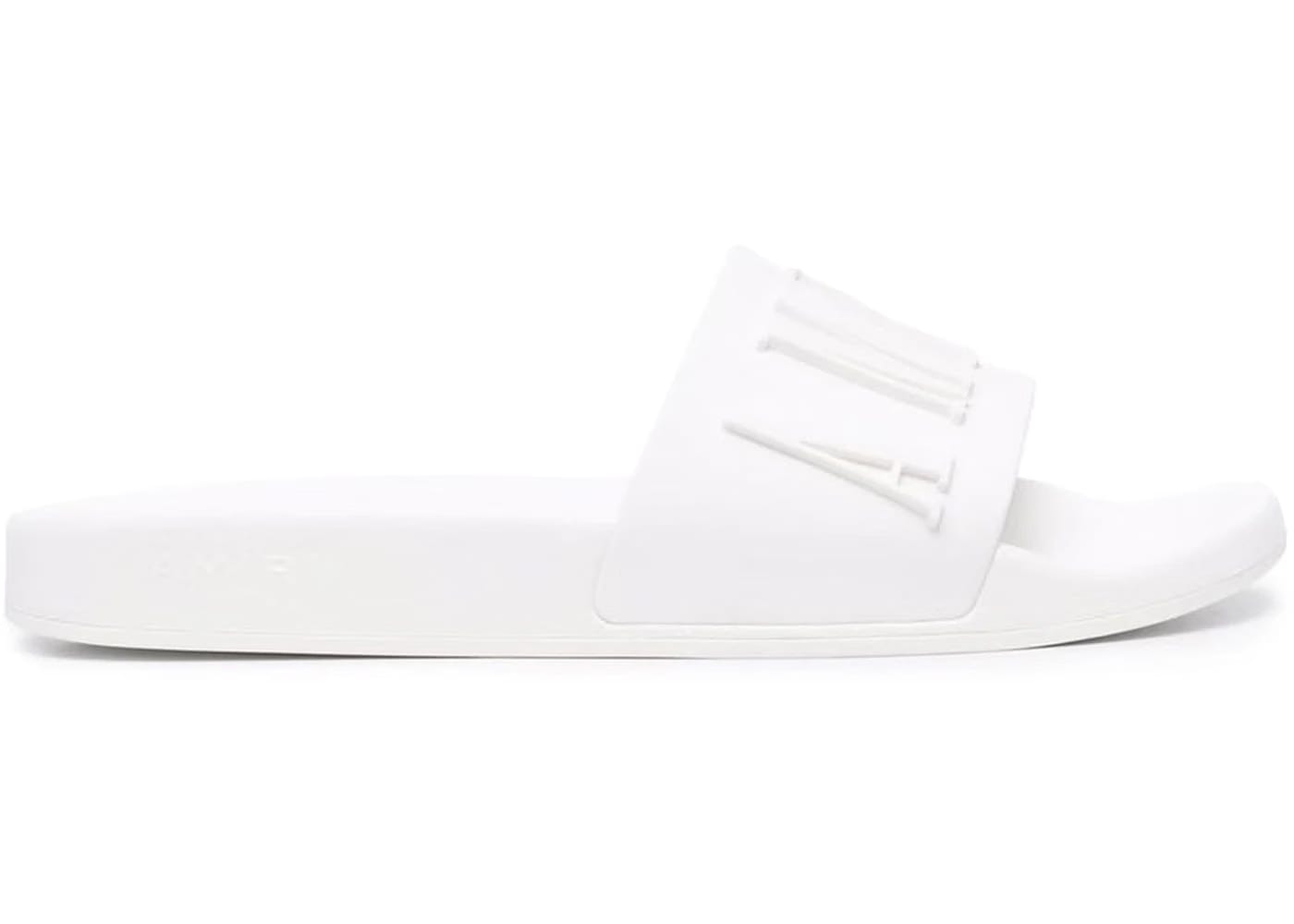 Amiri Logo Pool Slide White